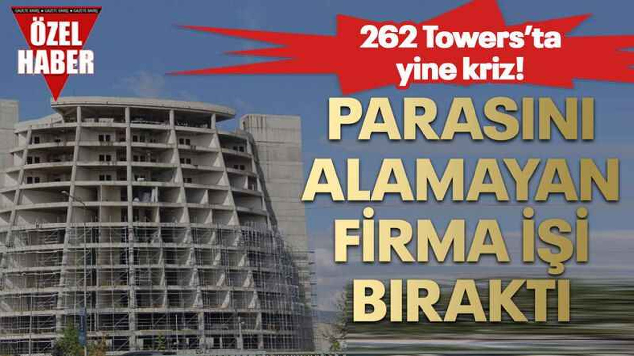 Parasını alamayan firma işi bıraktı